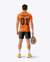 Man Wearing Padel Tennis Uniform Mockup