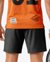 Man Wearing Padel Tennis Uniform Mockup