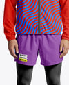 Man Wearing Running Kit Mockup