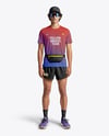 Man Wearing Running Kit Mockup