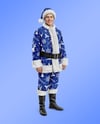 Man Wearing Santa Claus Costume Mockup