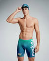 Man Wearing Swimming Jammers Mockup