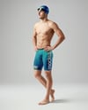 Man Wearing Swimming Jammers Mockup