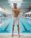 Man Wearing Swimming Jammers Mockup