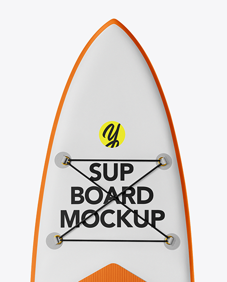 Man with SUP Board Mockup