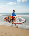Man with SUP Board Mockup