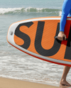 Man with SUP Board Mockup