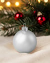 Matte Christmas Ball Mockup