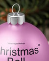 Matte Christmas Ball Mockup