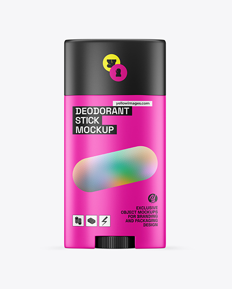 Matte Deodorant Stick Mockup