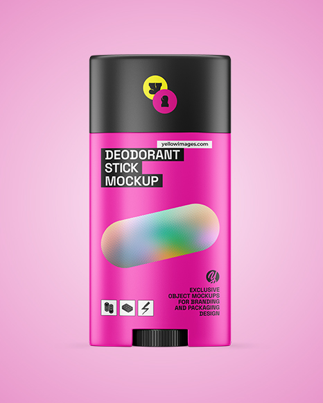 Matte Deodorant Stick Mockup