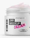 Matte Jar W/ Cream Mockup