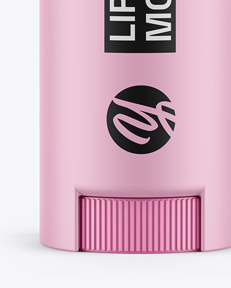 Matte Lip Balm Mockup