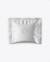 Matte Metallic Sachet Mockup