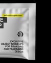 Matte Metallic Sachet Mockup