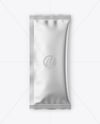 Matte Metallic Sachet Mockup