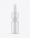 Matte Nasal Spray Bottle Mockup