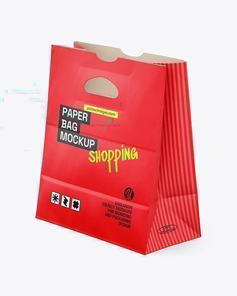 Matte Paper Bag Mockup