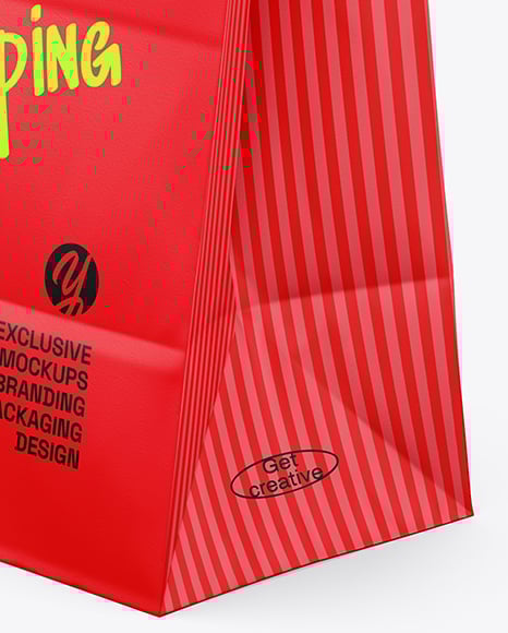 Matte Paper Bag Mockup