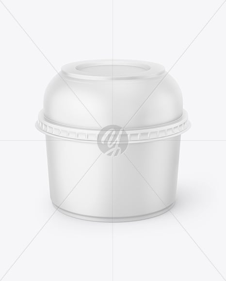 Matte Plastic Cup Mockup