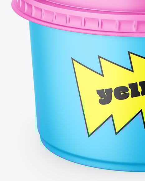 Matte Plastic Cup Mockup