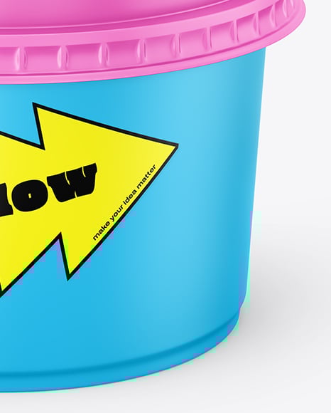 Matte Plastic Cup Mockup