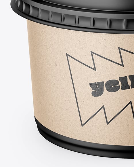 Matte Plastic Cup Mockup