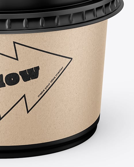 Matte Plastic Cup Mockup