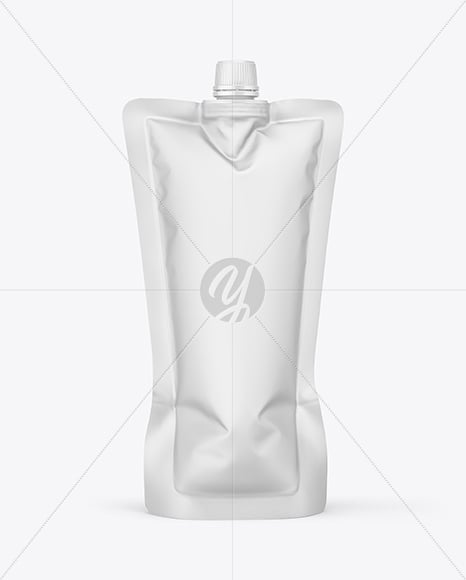 Matte Plastic Doy Pack Mockup