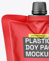 Matte Plastic Doy Pack Mockup