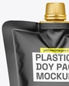 Matte Plastic Doy Pack Mockup