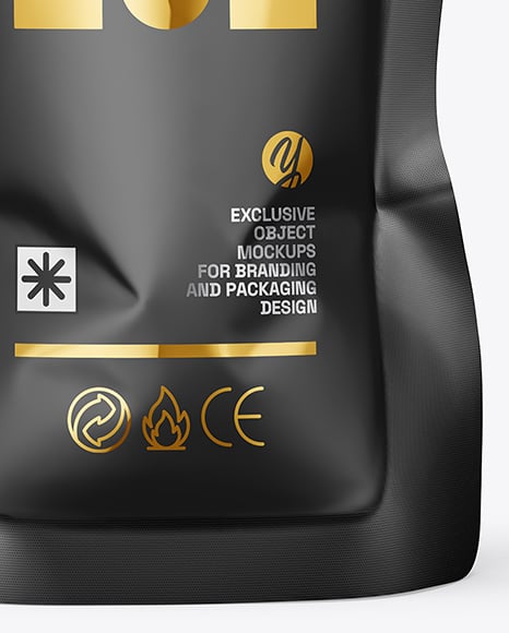 Matte Plastic Doy Pack Mockup