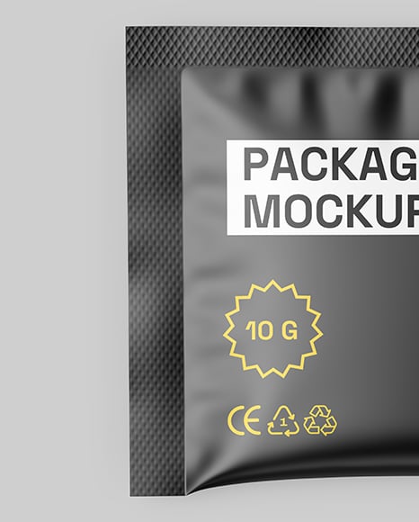 Matte Sachet Mockup