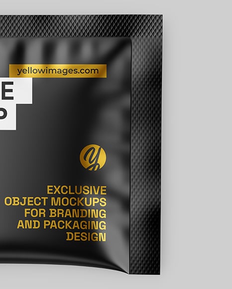 Matte Sachet Mockup