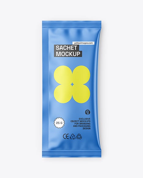 Matte Sachet Mockup - Sachet mockups