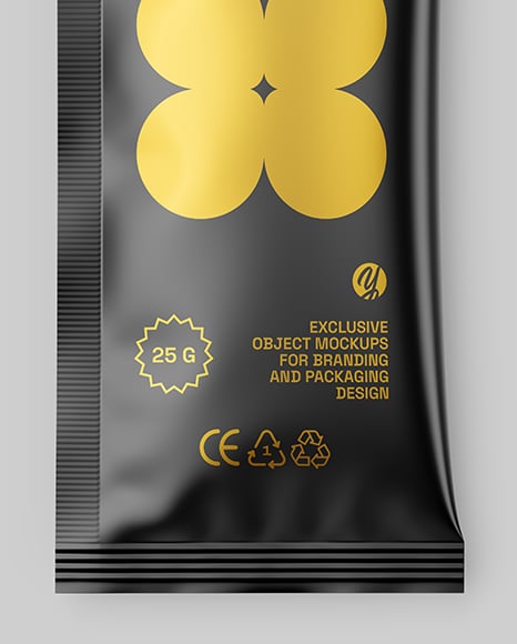 Matte Sachet Mockup