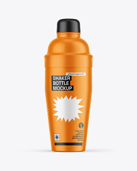 Matte Shaker Bottle Mockup