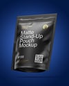 Matte Stand-Up Pouch Mockup