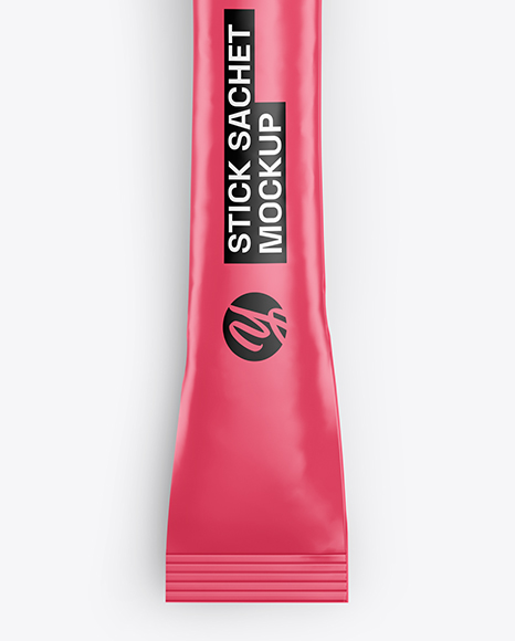Matte Stick Sachet Mockup