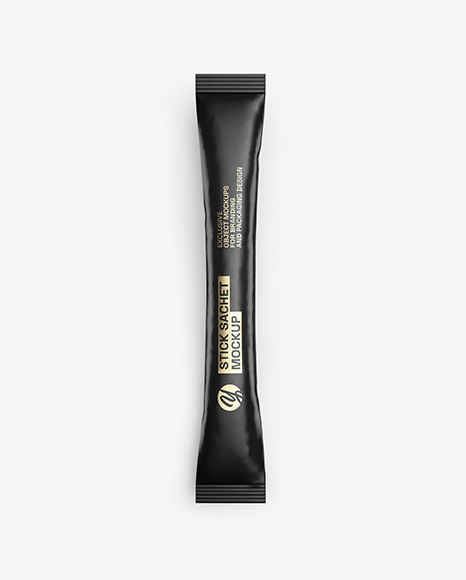 Matte Stick Sachet Mockup
