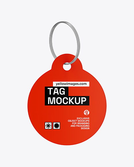 Matte Tag Mockup