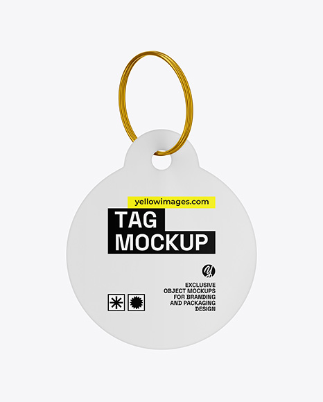 Matte Tag Mockup