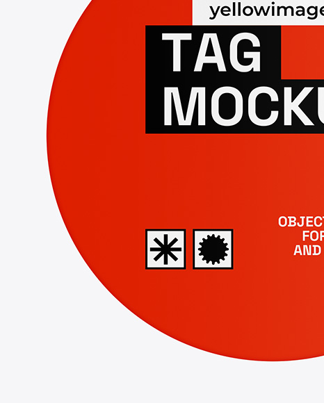 Matte Tag Mockup
