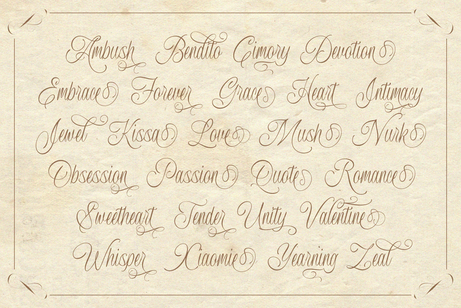 MAULIEDA REMIGHE — Elegant Luxury Wedding Font