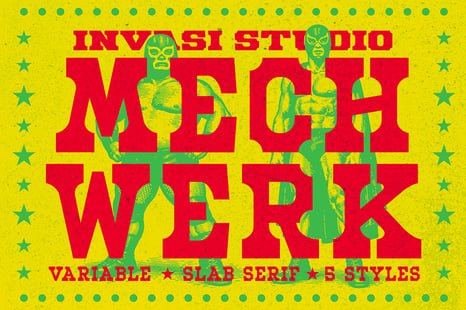 Mechwerk – Slab Serif Family - Graphic Design Assets