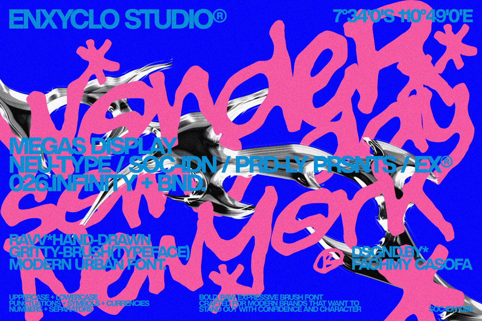 MEGAS — Imperfect Raw Urban Branding Font