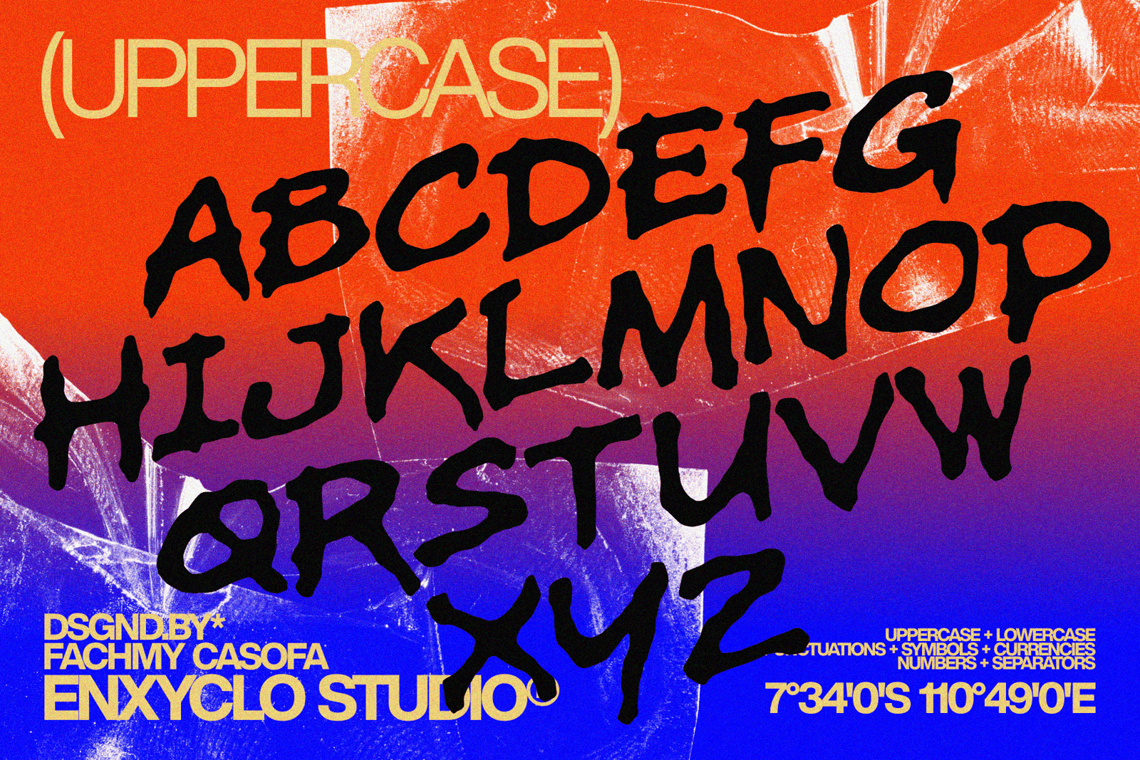 MEGAS — Imperfect Raw Urban Branding Font