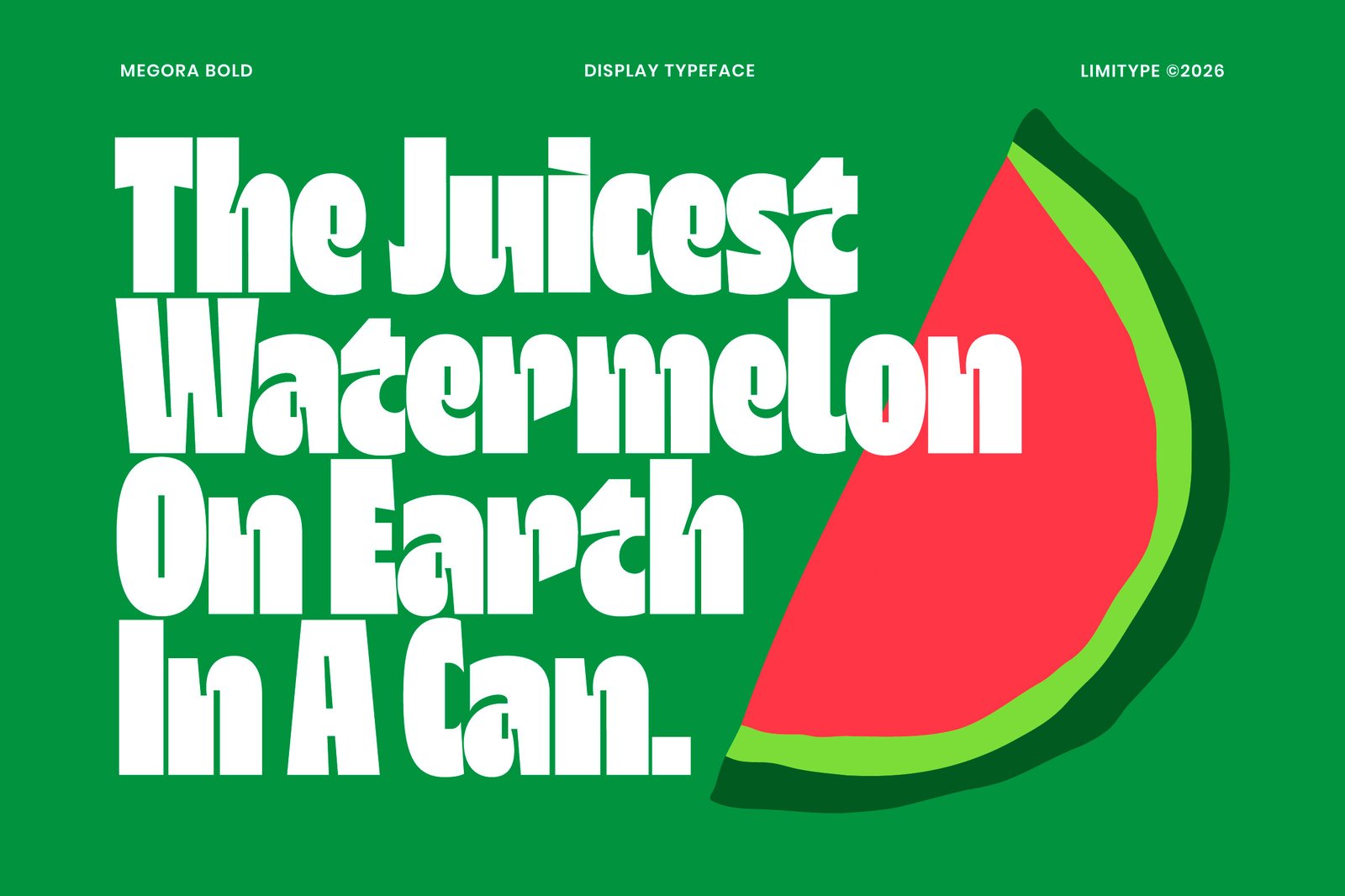 Megora - Bold Inktrap Font