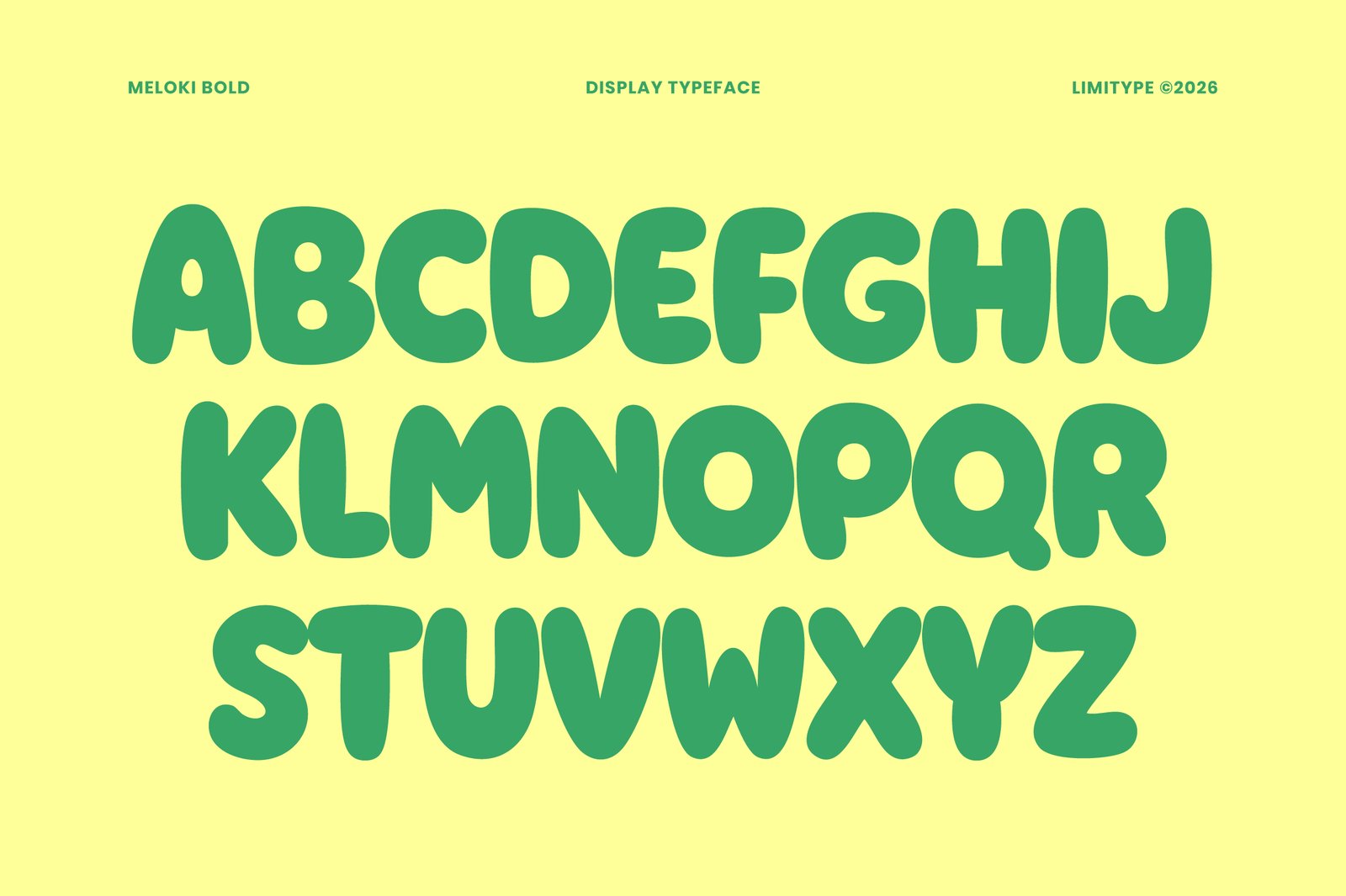 Meloki - Bold Playful Font