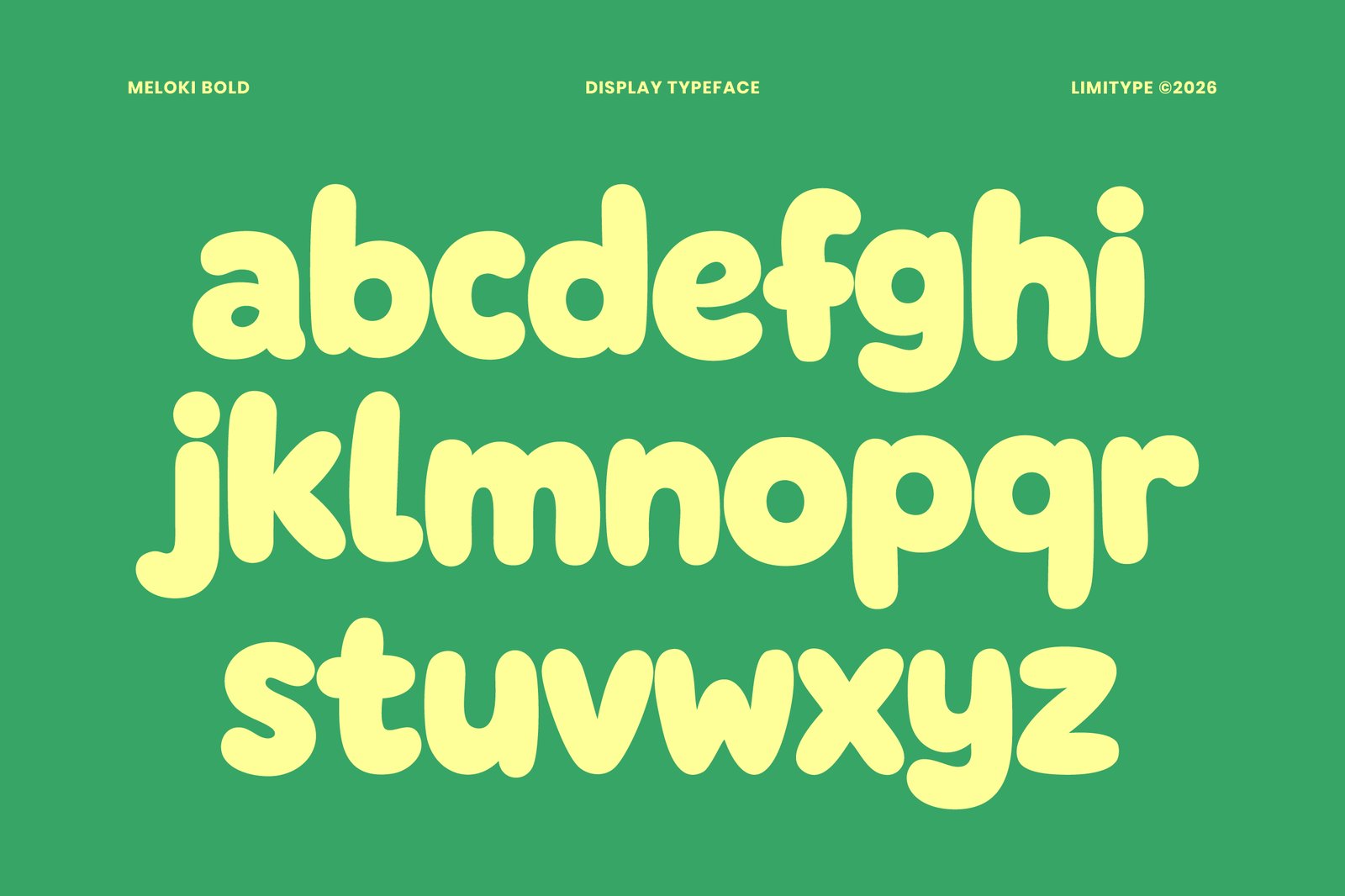 Meloki - Bold Playful Font